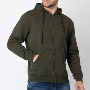 Clothing OEM Fashion <b>Men</b> Zipper Hoodies Latest Solid Pattern Design Wholesale Quality Cotton Polyester Best Selling Material - Product Image 5
