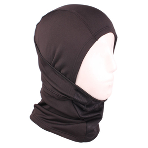 Balaclava unisexe noire personnalisée en polyester respirant et imperméable avec impression numérique, masque tactique pour le ski, les sports et le cyclisme - Product Image 4
