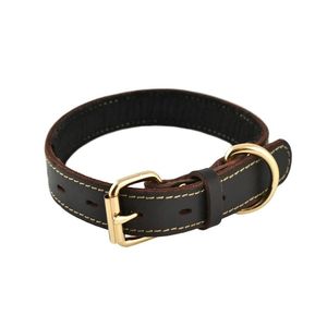Luxury Handmade Leather Dog <b>Collar</b> With Durable Stainless Steel Hardware For Strong And Active Dogs - Product Image 4