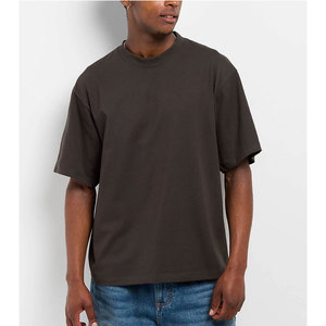 T-shirts Streetwear Premium en Mélange Épais, Unis et Vierges, Vente en Gros, Style Shaka Wear, Col Ajusté, T-shirt Streetwear Ultra Lourd - Product Image 1