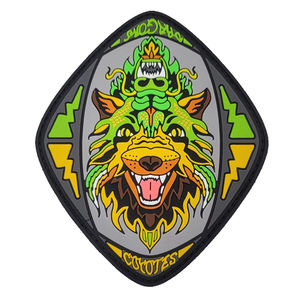 ป้ายยางพิมพ์ลายโลโก้คุณภาพสูง ขนาดและสีตามสั่ง สำหรับเสื้อผ้าแฟชั่น สไตล์พิมพ์ลาย 3 มิติ  แผ่นยางซิลิโคน PVC - Product Image 1