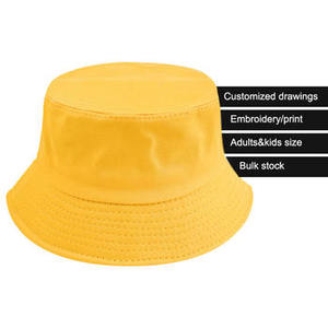 New Style Wholesale Unisex Custom Embroidery Logo Cotton Striped Outdoor Beach Sports <b>Sunscreen</b> Flat Top Fisherman Bucket Hat - Product Image 2