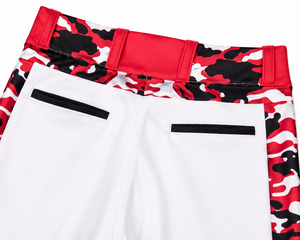 Pantalon de baseball personnalisé léger à taille mi-haute avec braguette boutonnée pour hommes et jeunes, uniforme de baseball et softball, pantalon de sport extensible haute performance - Product Image 5