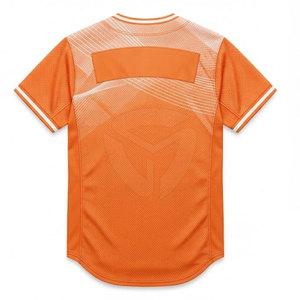 Maillot de baseball personnalisé pour hommes et femmes, léger, respirant, avec fermeture boutonnée, impression de numéro et style sportif - Product Image 2