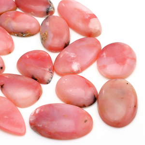 Venta al por mayor de gemas sueltas de ópalo rosa natural en forma de cabujón para la fabricación de joyas, manualidades, cristales curativos y accesorios de arte. - Product Image 6