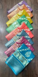 Tela de secado rápido para ropa de mujer y niña, material floral Dola Rico, tejido ligero para blazer, trajes, vestidos, sari, artículos en stock. - Product Image 6