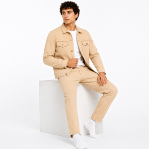 Chaqueta vaquera informal para hombre con tela resistente, ajuste cómodo y estilo clásico, lo que la convierte en una prenda versátil OEM - Product Image 5