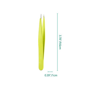 Pince à épiler en gros pour sourcils, en acier inoxydable, à pointe fine de précision, outil de beauté pour le visage, pince à épiler pour nail art - Product Image 3