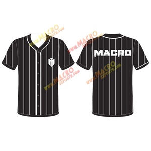 Maillots de baseball unisexes pour vêtements de sport, sublimation personnalisée, anti-UV, séchage rapide, respirant, uniforme de baseball en gros - Product Image 4