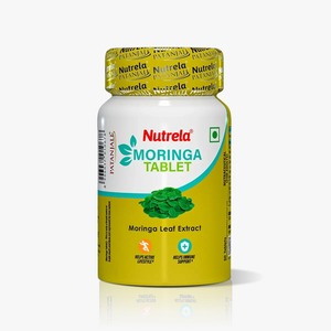 Comprimés d'extrait de feuille de Moringa Patanjali, complément alimentaire à base d'extraits végétaux pour la nutrition quotidienne des adultes - Product Image 1