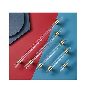 Tirador de acrílico transparente para muebles, tirador de latón y acrílico para gabinetes, tirador moderno europeo simple de acrílico para puertas de muebles del hogar, ¡mejor precio! - Product Image 6