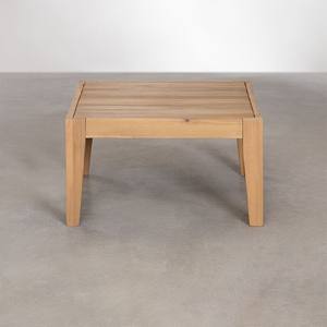 Mesa de centro para jardín Vandana Hexa Grand Square de 60x60 cm en madera de acacia Filips - Product Image 3