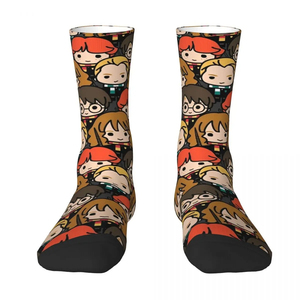 Chaussettes de sport pour hommes en coton de haute qualité, imprimées numériquement, tricotées, personnalisées, pour le basketball, idéales pour l'hiver - Product Image 3