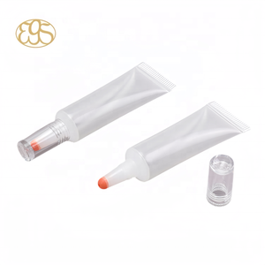 Tube cosmétique en plastique de 20 ml pour essence anti-âge pour les yeux avec applicateur à long bec, PP LDPE HDPE recyclable, tube souple en canne à sucre verte - Product Image 6