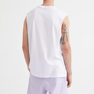 Custom Logo Cotton men's workout <b>singlet</b> gym tank top Fitness <b>Running</b> Sports Vest at Wholesale 2022 - Product Image 2