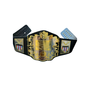Ceinture de champion de lutte mondiale personnalisée, design or et bouclier, qualité supérieure, objet de collection - Product Image 1
