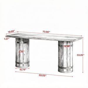 Tavolo Alto Pieghevole per Bar, Arredamento per Interni/Esterni, Casa, Seminterrato, Hotel, Giardino, Feste, con Base a Gamba - Product Image 3