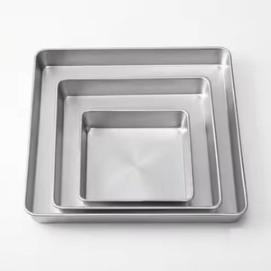 <b>Baking</b> pan grey non-stick textured bottom nesting round cake pans <b>set</b> for layer desserts <b>baking</b> pan - Product Image 6