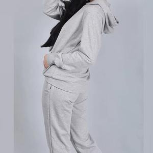 Custom Women Tracksuit Sweat Suit <b>Set</b> Pink Distressed <b>Embroidery</b> Tracksuit Hoodie Leisure Sports Suits Track Suit In Sport - Product Image 4