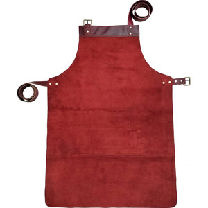 Best Selling Factory Supply Protective Workwear Flame Resistant Leather Welding <b>Tool</b> Pocket Apron for Safety Working - Product Image 2
