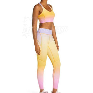 Conjuntos de Yoga Personalizados para Mujer, Tejido Elástico Premium, Dos Piezas, Ecológicos, Transpirables, Ropa Deportiva - Product Image 3