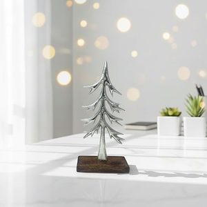 Figura Decorativa de Árbol de Aluminio Premium para Decoración del Hogar, Elegante Adorno para Sala de Estar, Regalo Decorativo para Mesa - Product Image 5