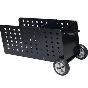 Carrito de Leña Resistente con Función de Rodamiento de Leños para Chimenea, Carrito de Almacenamiento de Leña para Interiores y Exteriores - Product Image 4