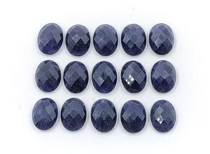 Aventurine bleue de qualité AAA, cabochon ovale facetté, pierre précieuse naturelle à 100 %, 13*10 mm, pour la création de bijoux, prix de gros. - Product Image 5