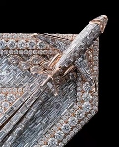 Iced Out Letter Z Pendant with Jet Design Fully Moissanite Encrusted Custom Hip Hop Style Jewellery for Men - Product Image 2