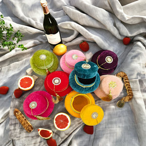 Velvet <b>Party</b> <b>Boxes</b> for dry fruits, sweets, jewelry and premium gifting matkis luxury gift traditional look gifts for guests - Product Image 4