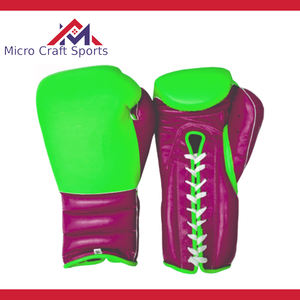 Guantes de Boxeo Profesionales Disponibles en PU y Cuero, Fabricante de Equipo y Guantes de Boxeo Personalizados, Sialkot, Pakistán - Product Image 4