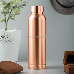 Botella de Agua de Cobre Premium a Prueba de Fugas con Tapa, para Yoga, Fitness, Salud, Ayurveda, Ecológica, Duradera, de Calidad de Exportación, Elegante - Product Image 3