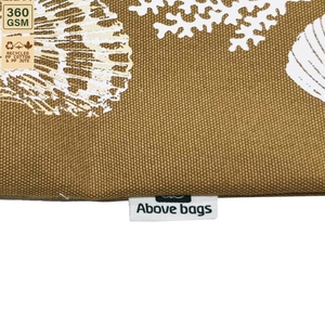 Sac fourre-tout de plage en toile de coton laminée pour les vacances à la plage, le shopping, avec logo personnalisé, vente en gros, OEM, ODM, fournisseur exportateur, réutilisable - Product Image 5