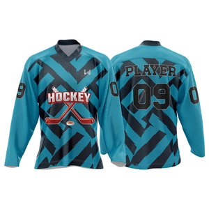 Design Your Own Logo Ice Hockey Jersey High Quality Ice Hockey Jersey 100% Polyester Breathable Custom Made jersey - Product Image 3