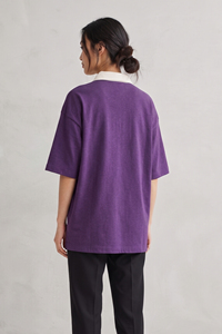 Camisetas Polo de Hombros Caídos para Mujer, Cuello Camisero, Camiseta Polo Oversize, Moda Urbana de Verano para Mujer - Product Image 3