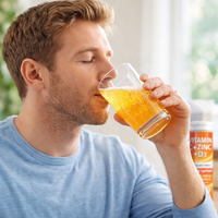Comprimés effervescents de vitamine C 100 % à marque privée OEM pour adultes et adolescents - Suppléments vitaminiques végétaliens aux saveurs personnalisées