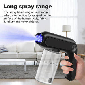 High Quality Portable Blue Light Salon Fogger Rechargeable Electric Disinfection Machine for Home and Outdoor Hotel Use - Product Image 4