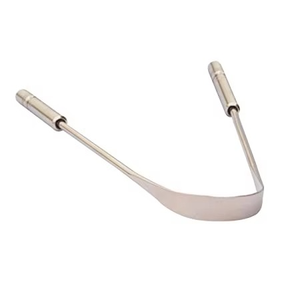 Raspador de Lengua en Forma de U de Acero Inoxidable, Mango Antideslizante con Dientes Redondos, Superficie de Raspado en Arco Circular, Cepillo de Dientes con Superficie Lisa - Product Image 2