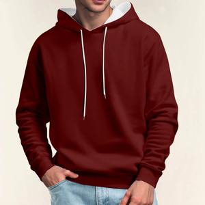 Sudadera con capucha personalizada a cuadros, estilo boxy, unisex, para hombre, con bordado 3D. - Product Image 3