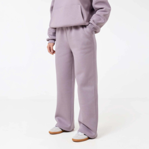 ชุดเซ็ตฮู้ดดี้โอเวอร์ไซส์ขายดีสำหรับผู้หญิง กางเกงขายาวทรงหลวม พิมพ์ลายแบบ Acid Wash  โลโก้สั่งทำได้ ผ้าฝ้ายระบายอากาศเป็นมิตรต่อสิ่งแวดล้อม - Product Image 4