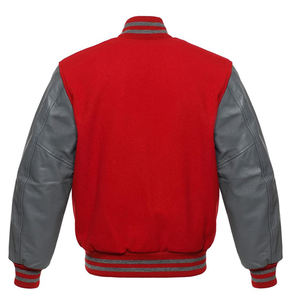 Chaqueta Universitaria de Béisbol Estilo Trendsetter, Chaqueta Moderna de Moda Urbana con Logotipo Personalizado OEM, Chaqueta Resistente para Hombre - Product Image 4