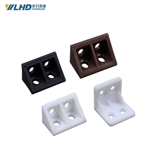 Lhd Thickened Plastic Corner <b>Brackets</b> 90 Degree Nylon Furniture Connectors Three Colors - Product Image 2
