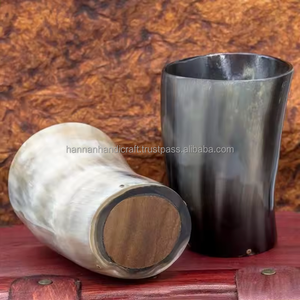 Verres à boire viking faits à la main, très demandés, en verre sculpté style animal, avec ouvre-bouteille pour vin, bière, ale, Noël - Product Image 4