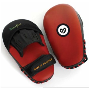 Guantes de Boxeo de Cuero con Logotipo Personalizado, Manoplas Curvas para Golpear, Objetivos de Mano Resistentes para Entrenamiento de MMA y Muay Thai - Product Image 4