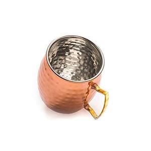 100% Pure Copper <b>Mug</b> with Lid Durable Copper Drinkware for Kitchen and Home Use from Indian Manufacturer and Supplier - Product Image 3