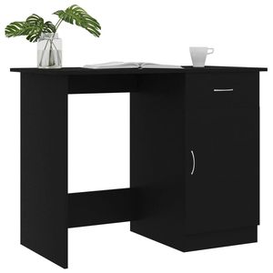 Scrivania per Computer in legno ingegnerizzato nero 39.4 "x 19.7" x 29.9" - Product Image 3