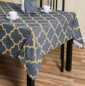 <b>Tablecloth</b>-Oilproof Waterproof Eco-Friendly Durable <b>Square</b> Shape 100% Cotton Woven Solid Modern Home At Bulk price - Product Image 1