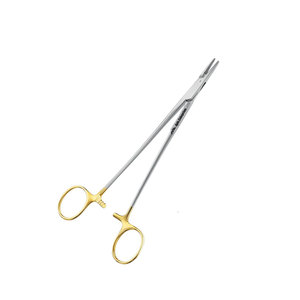 ที่จับเข็ม TC 14 ซม. เครื่องมือผ่าตัดสแตนเลสสำหรับการเย็บแผลอย่างแม่นยำในงานสัตวแพทย์และการแพทย์ - Product Image 4