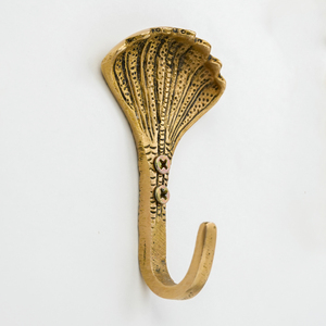 Gancho de pared decorativo de metal dorado vintage con diseño de animal, hecho a mano, para llaves, venta al por mayor - Product Image 1