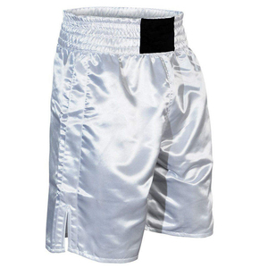 Unisex Muay Thai MMA Shorts with Front Logo <b>Stretch</b> & Quick Dry Fabric for Boxing and MMA Training - Product Image 4